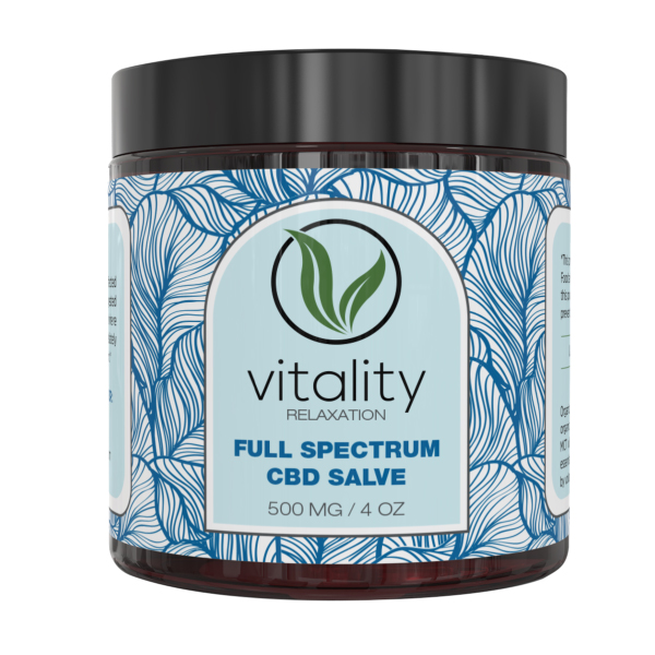 Organic Vitality CBD Salve for Relaxation 500 MG