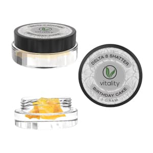 Delta-8 THC Shatter from Vitality CBD of Buffalo NY