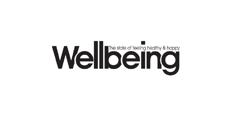 Wellbeing Magazine logo.
