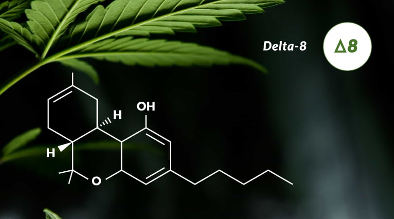 Delta-8 molecule.