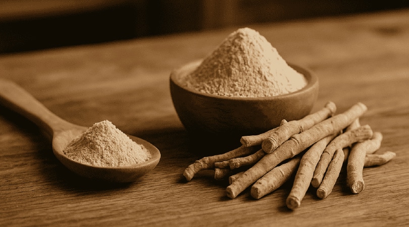 Raw ashwagandha.