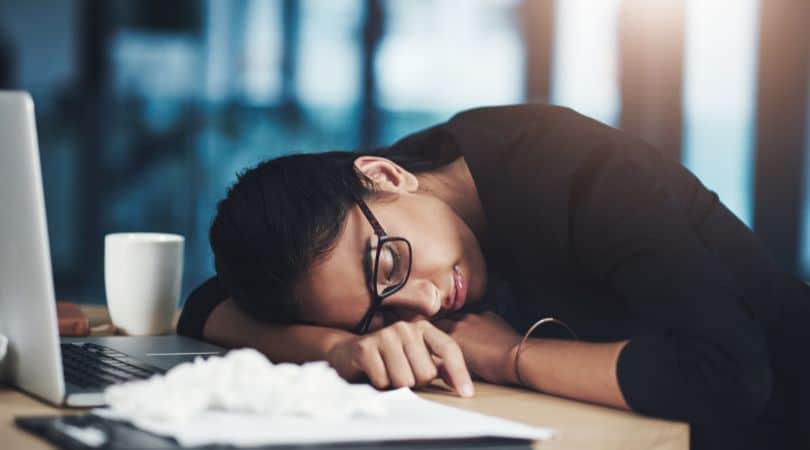 Mild drowsiness or fatigue